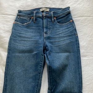 Madewell High rise skinny